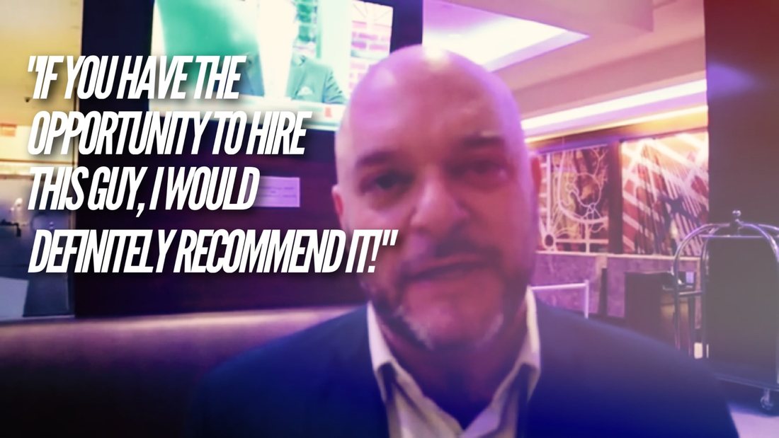 Video review: If you have the opportunity to hire this guy, I would definitely recommend it.