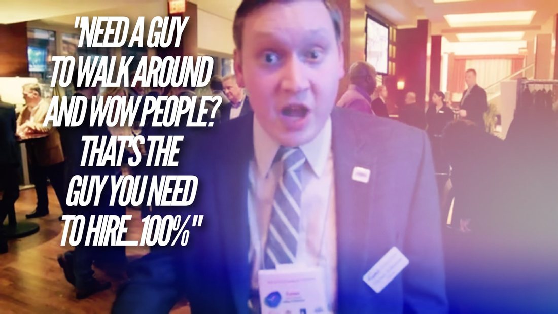 Video review: Need a guy to walk around and wow people? That's the guy you need to hire, 100 percent.